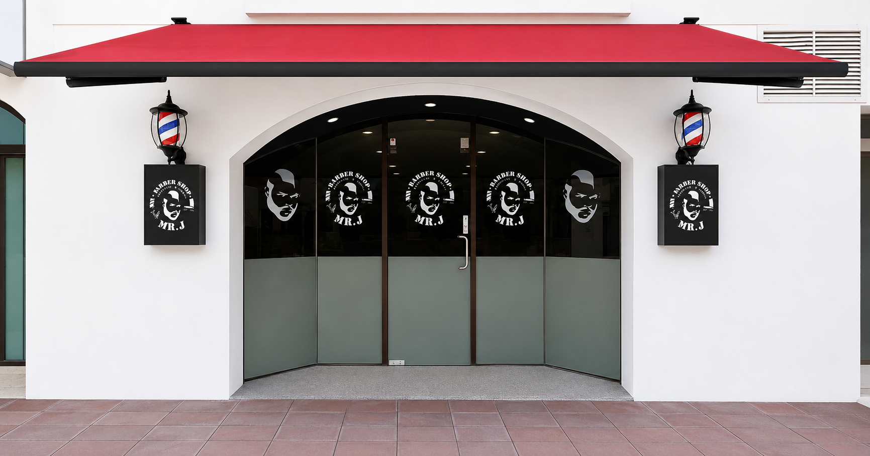 Fachada Mr.J Barbershop